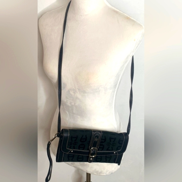 Etienne Aigner Convertible Logo Wristlet Bag - Picture 2 of 16